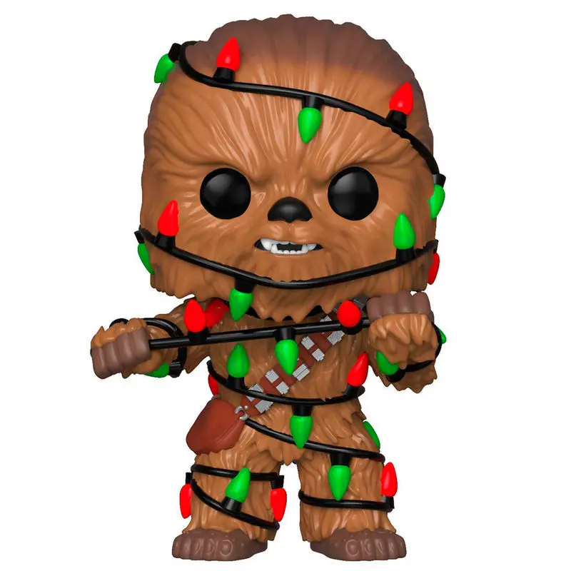 POP figurka Star Wars Holiday Chewie se světly fotografii produktu