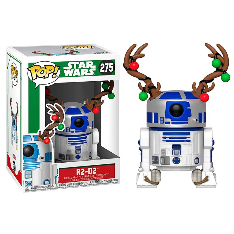 POP figurka Star Wars Holiday R2-D2 s parohy fotografii produktu