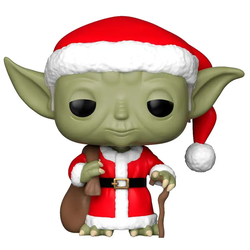 POP figurka Star Wars Holiday Santa Yoda fotografii produktu