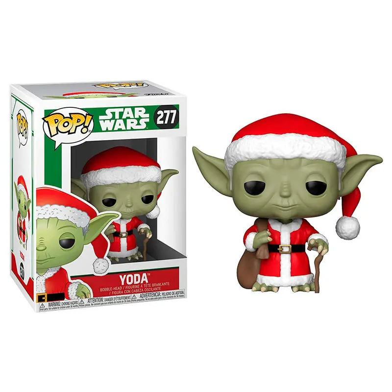 POP figurka Star Wars Holiday Santa Yoda fotografii produktu