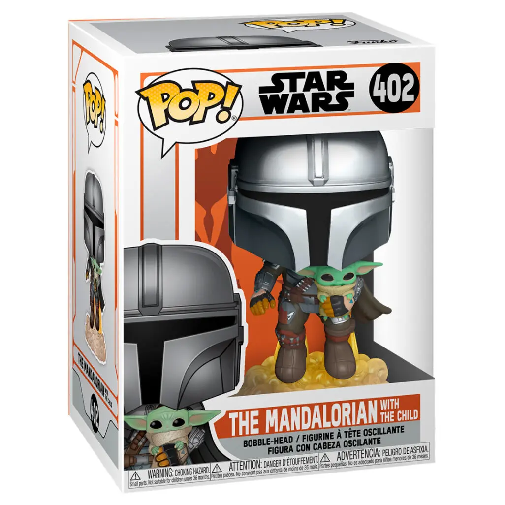 Star Wars The Mandalorian POP! TV Vinylová figurka Mando Létající s Jet Packem 9 cm fotografii produktu