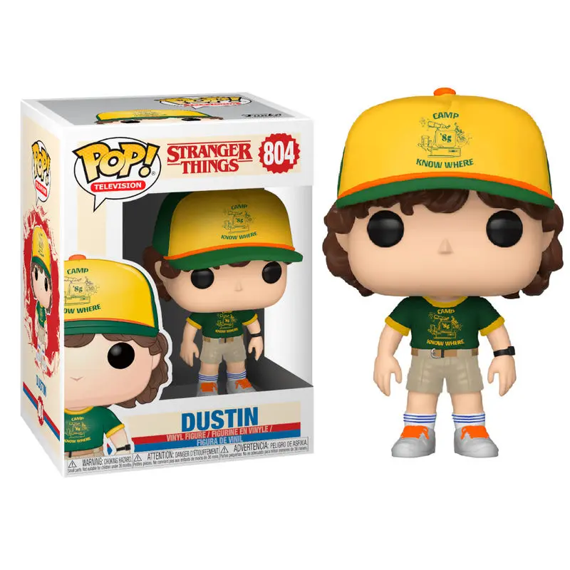 Stranger Things POP! TV Vinylová Figurka Dustin (Na táboře) 9 cm fotografii produktu