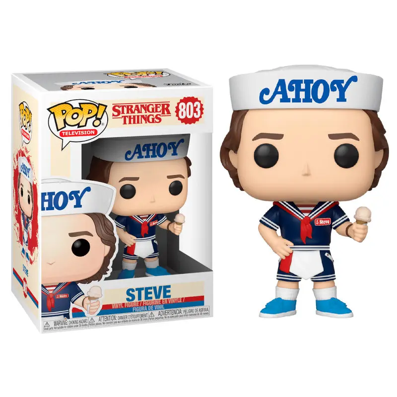 Stranger Things POP! TV vinylová figurka Steve s kloboukem a zmrzlinou 9 cm fotografii produktu