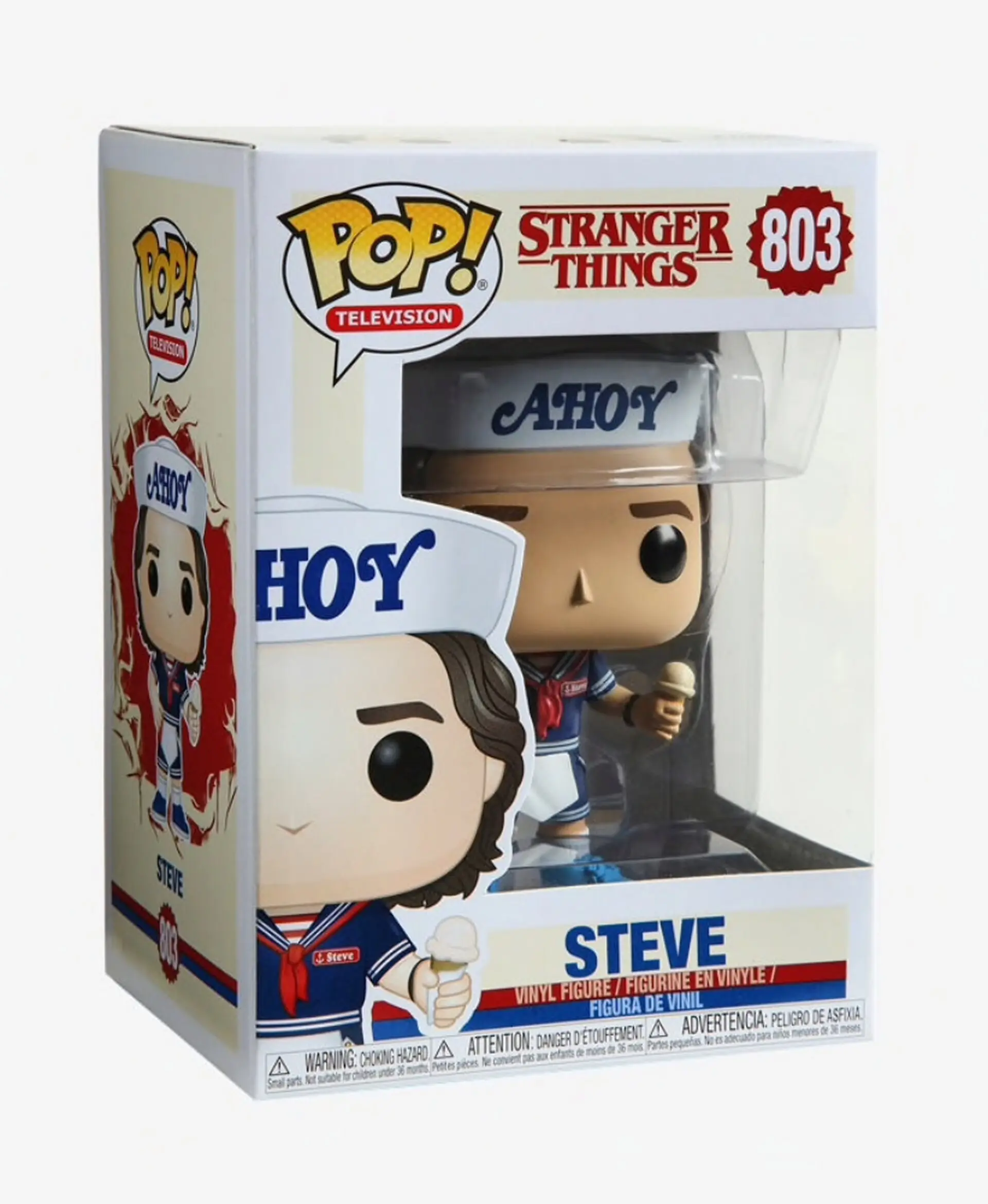 Stranger Things POP! TV vinylová figurka Steve s kloboukem a zmrzlinou 9 cm fotografii produktu