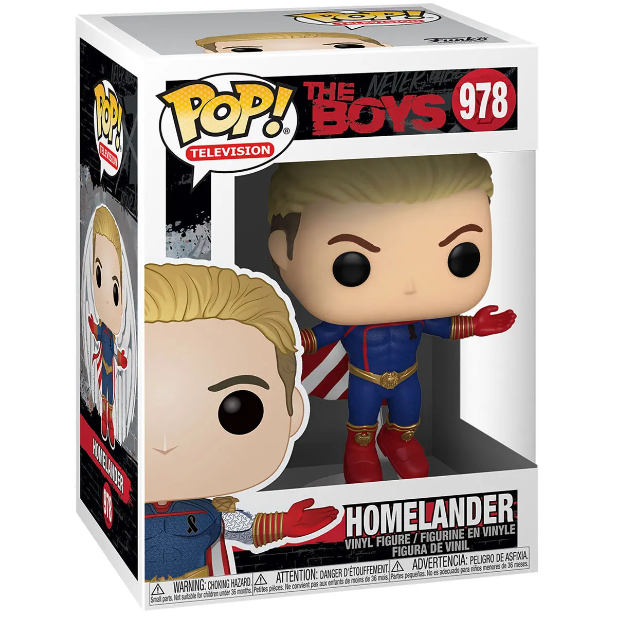 The Boys POP! TV Vinyl Figure Homelander Levitating 9 cm vinylová figurka fotografii produktu