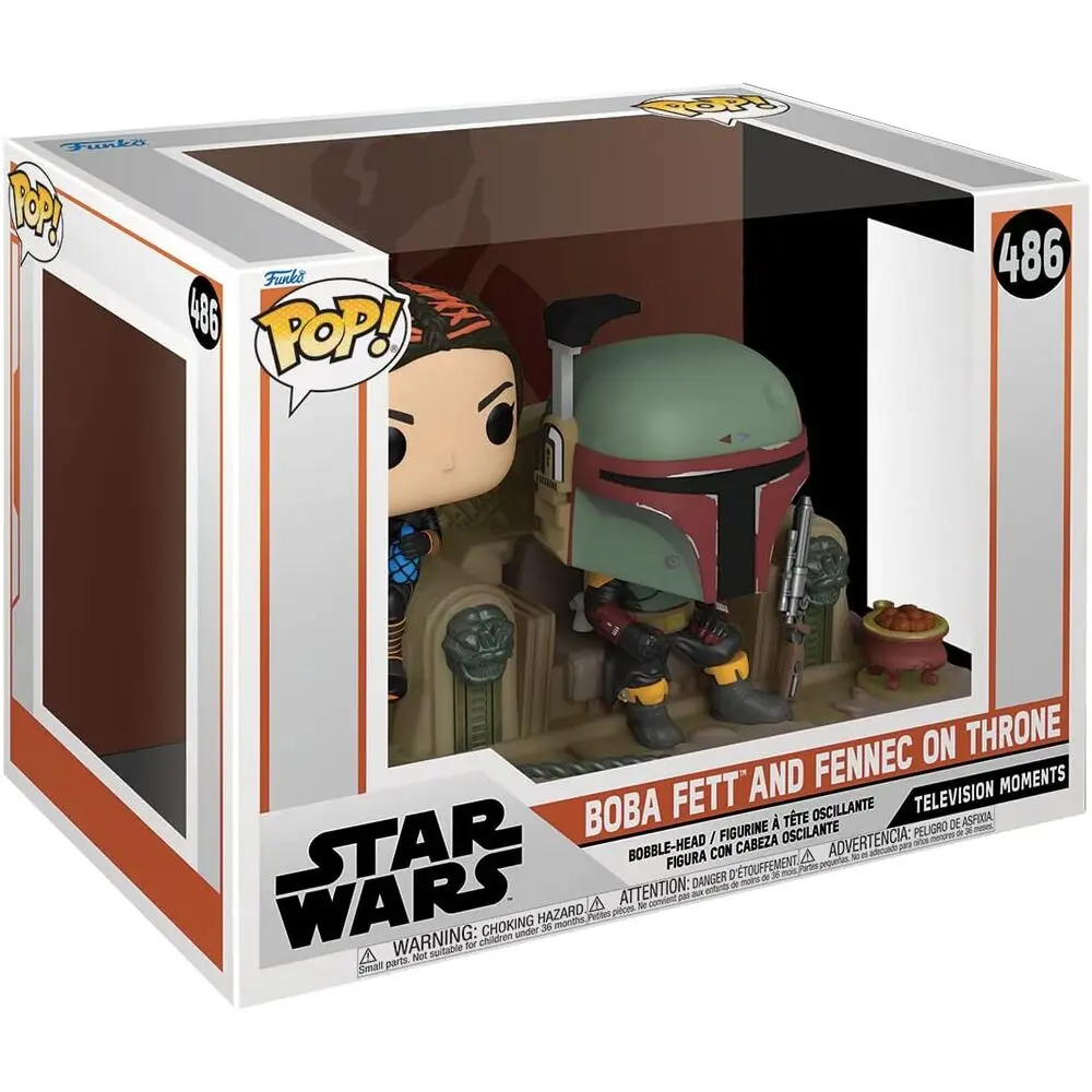 The Mandalorian POP Moment! Vinylové figurky 2-Pack Boba Fett & Fennec Shand 9 cm fotografii produktu