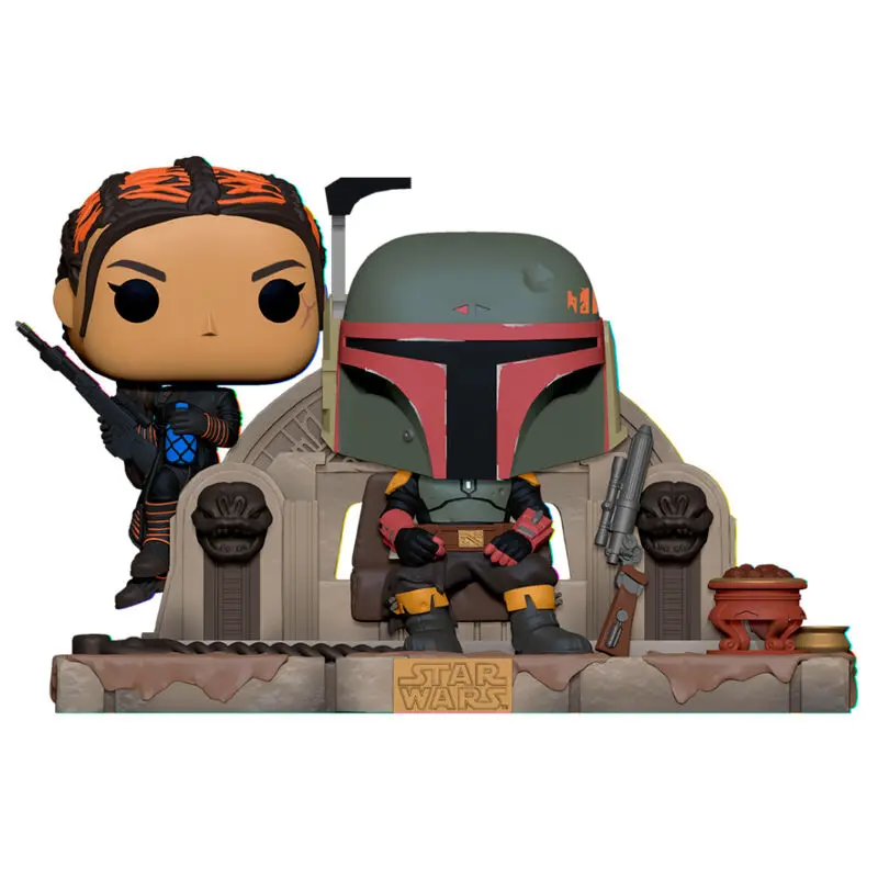 The Mandalorian POP Moment! Vinylové figurky 2-Pack Boba Fett & Fennec Shand 9 cm fotografii produktu