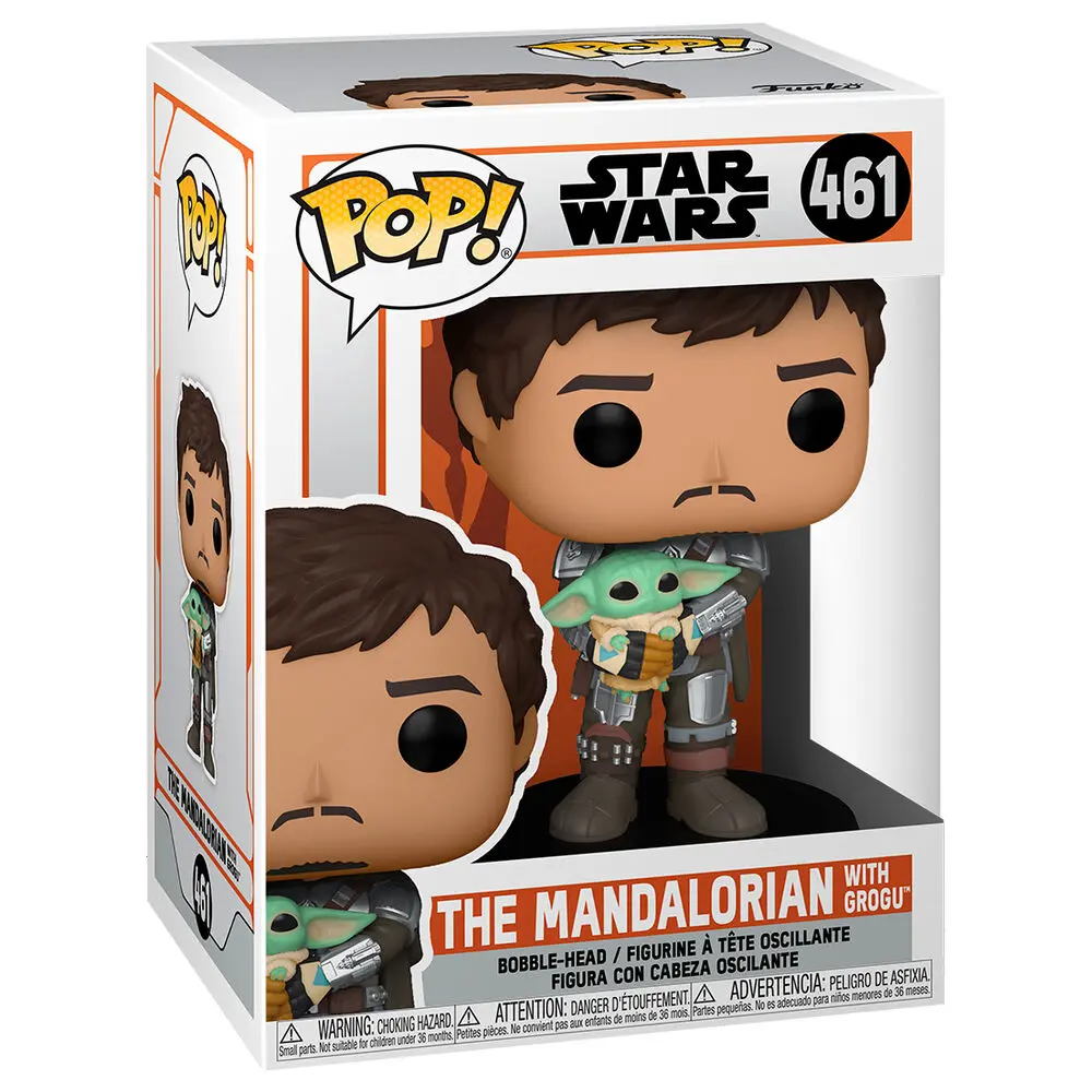 Star Wars The Mandalorian POP! TV Vinylová Figurka The Mandalorian & Grogu 9 cm fotografii produktu