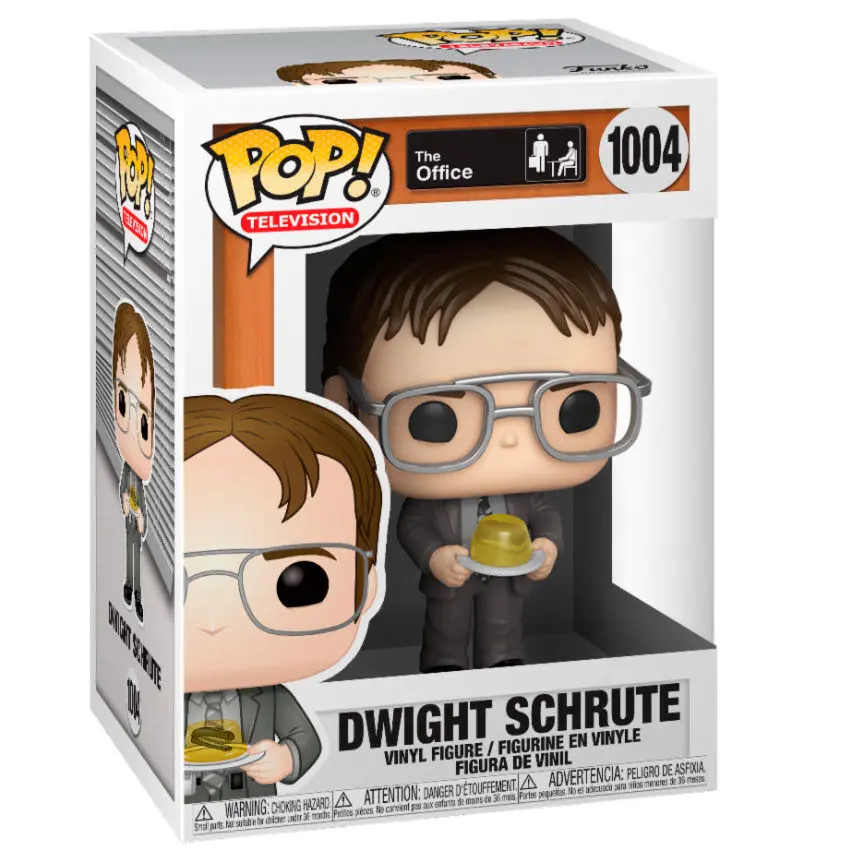 The Office US POP! TV Vinylová figurka Dwight w/Jello Stapler 9 cm fotografii produktu