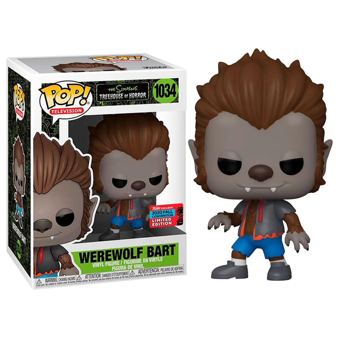 POP figurka The Simpsons Werewolf Bart Exclusive fotografii produktu