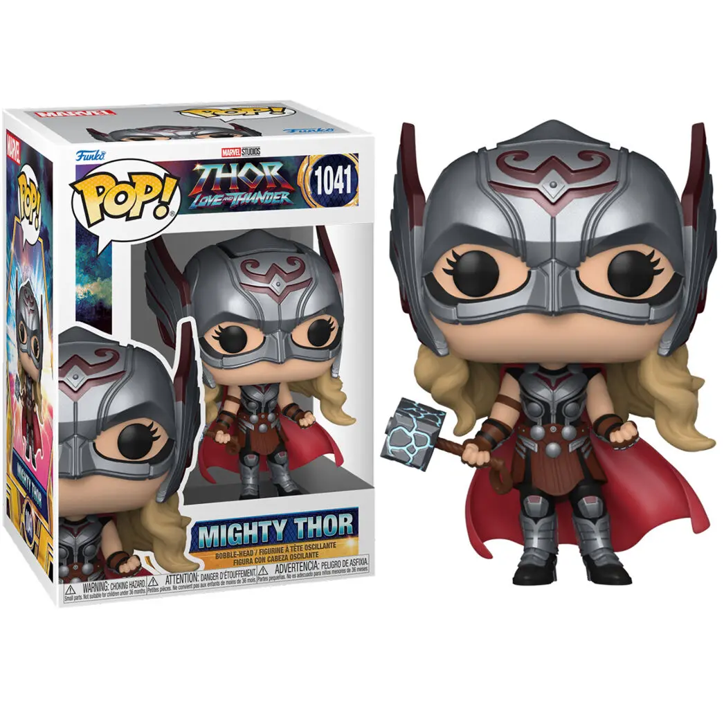 Thor: Love & Thunder POP! Vinylová figurka Mighty Thor 9 cm fotografii produktu