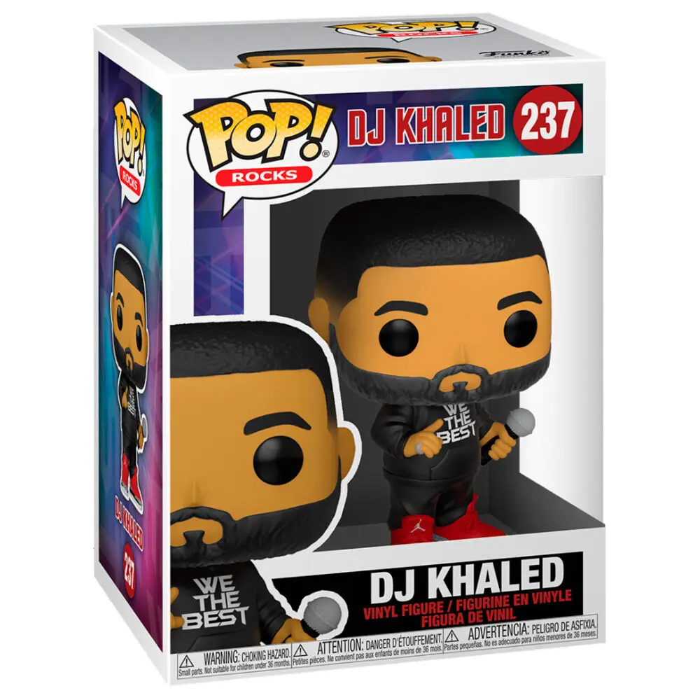 DJ Khaled POP! Rocks Vinylová figurka DJ Khaled 9 cm fotografii produktu