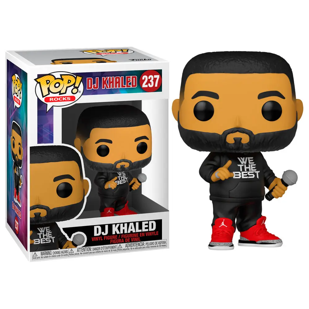 DJ Khaled POP! Rocks Vinylová figurka DJ Khaled 9 cm fotografii produktu