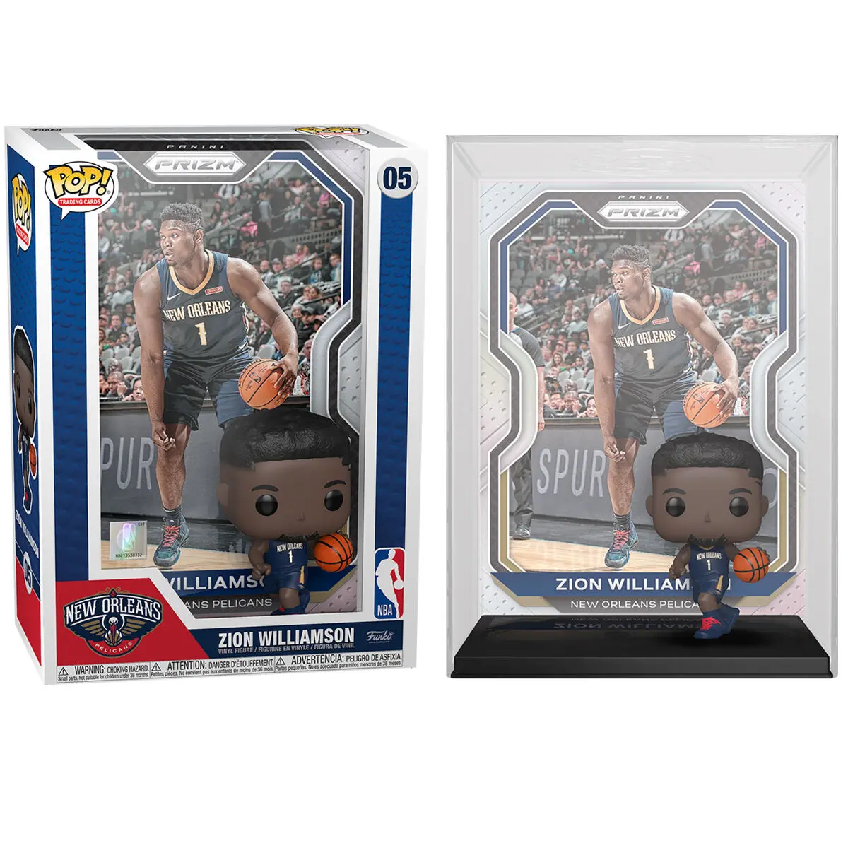 NBA Trading Card POP! Basketbalová vinylová figurka Zion Williamson 9 cm fotografii produktu