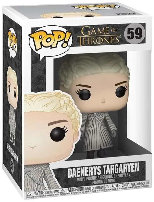 Game of Thrones POP! Vinylová figurka Daenerys (Bílý kabát) 9 cm fotografii produktu