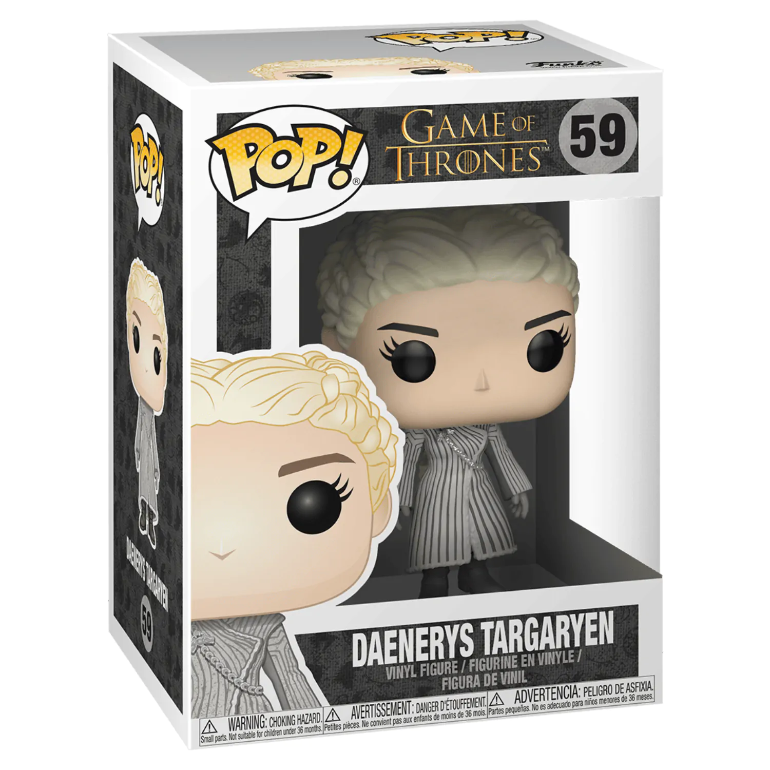 Game of Thrones POP! Vinylová figurka Daenerys (Bílý kabát) 9 cm fotografii produktu