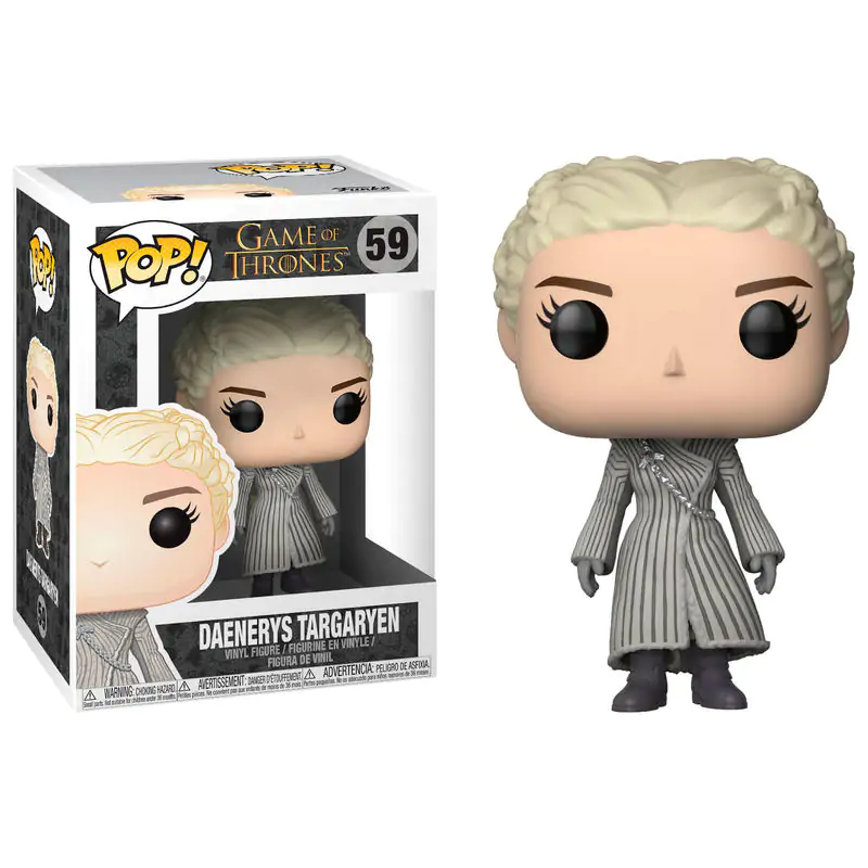 Game of Thrones POP! Vinylová figurka Daenerys (Bílý kabát) 9 cm fotografii produktu