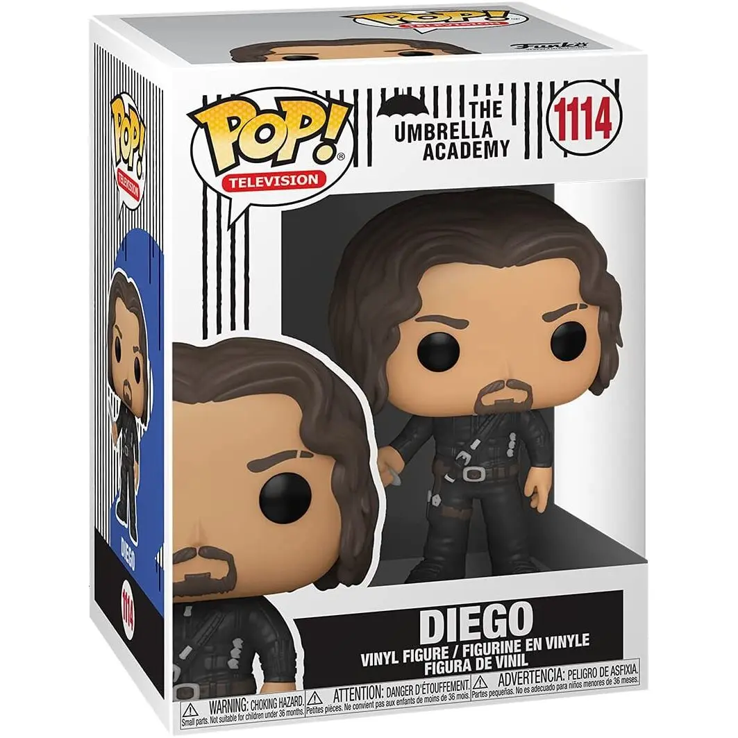 The Umbrella Academy POP! TV Vinylová figurka Diego 9 cm fotografii produktu