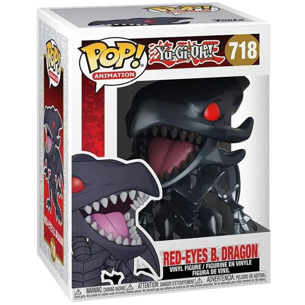 Yu-Gi-Oh! Pop! Animation vinylová figurka Red-Eyes Black Dragon 9 cm fotografii produktu