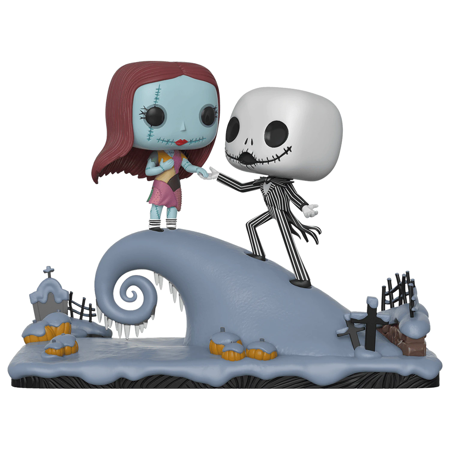 Nightmare before Christmas POP! Movie Moments vinylová bobble-head sada 2 figurek Jack & Sally 9 cm fotografii produktu