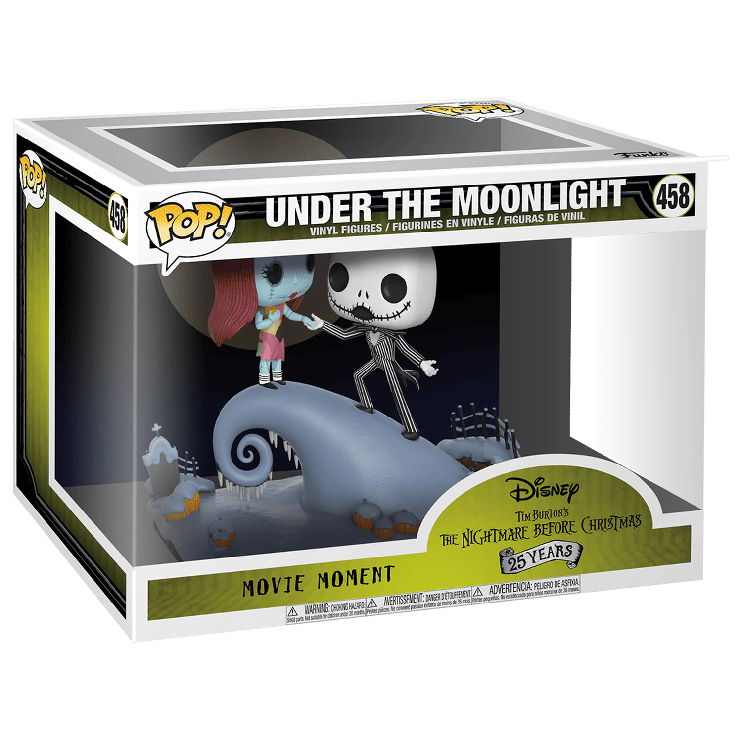 Nightmare before Christmas POP! Movie Moments vinylová bobble-head sada 2 figurek Jack & Sally 9 cm fotografii produktu