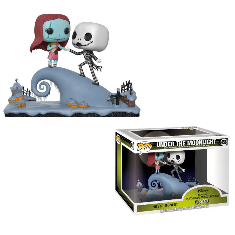 Nightmare before Christmas POP! Movie Moments vinylová bobble-head sada 2 figurek Jack & Sally 9 cm fotografii produktu