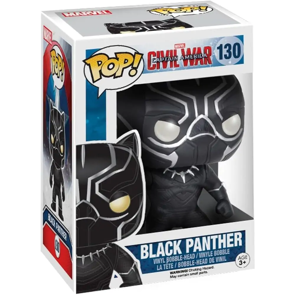 Captain America Civil War POP! vinylová kývající hlava Black Panther 10 cm fotografii produktu