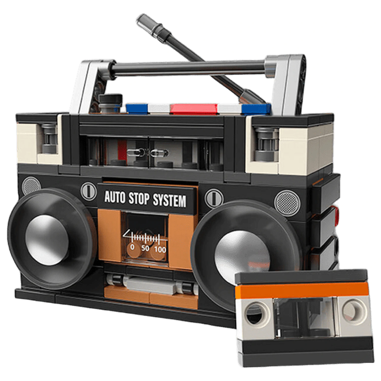 Pop Series Construction Kit 1988 Boombox rádio 168 dílů fotografii produktu
