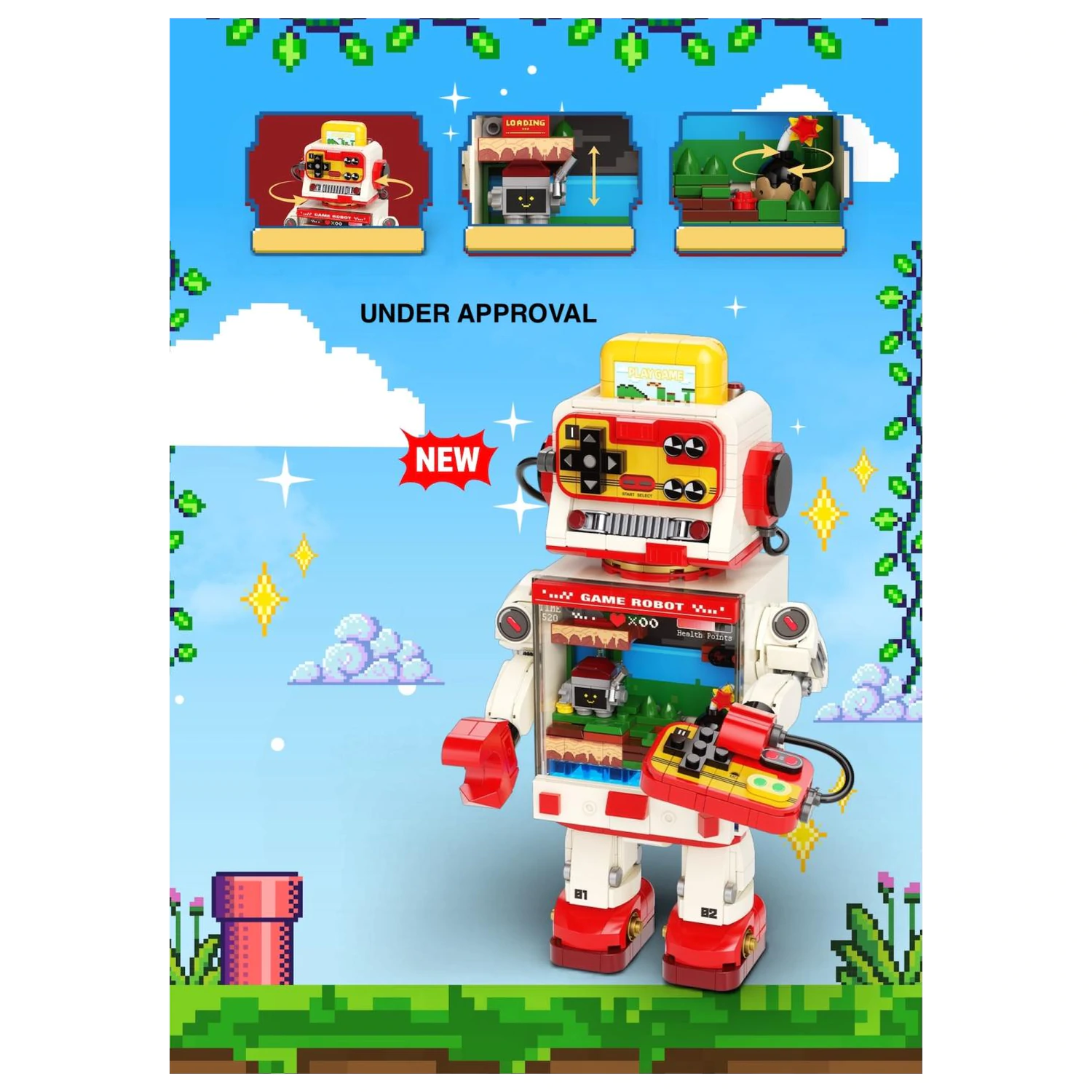 POP Series Stavebnice Game Robot fotografii produktu