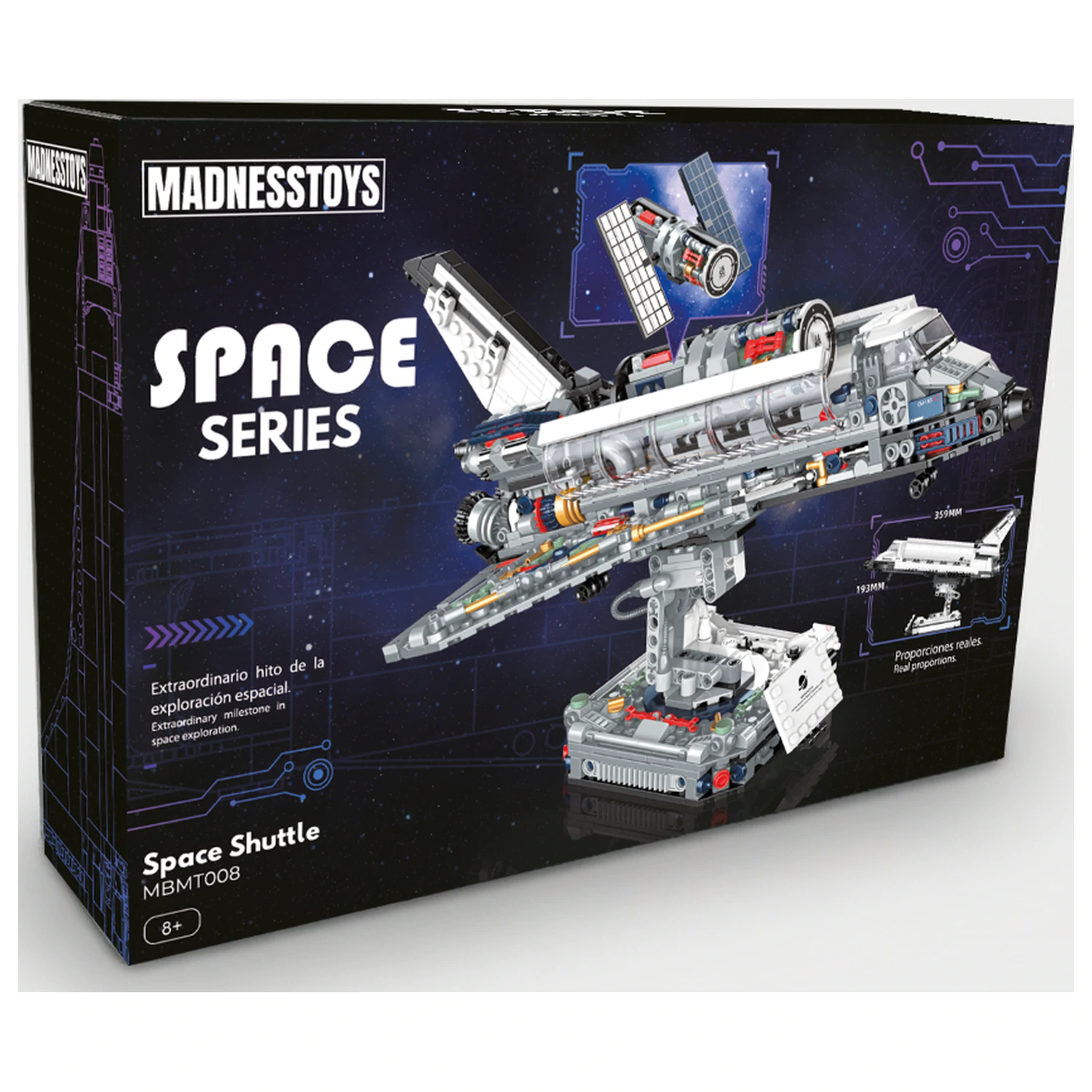 POP SERIES Stavebnice raketoplánu 950 dílků fotografii produktu