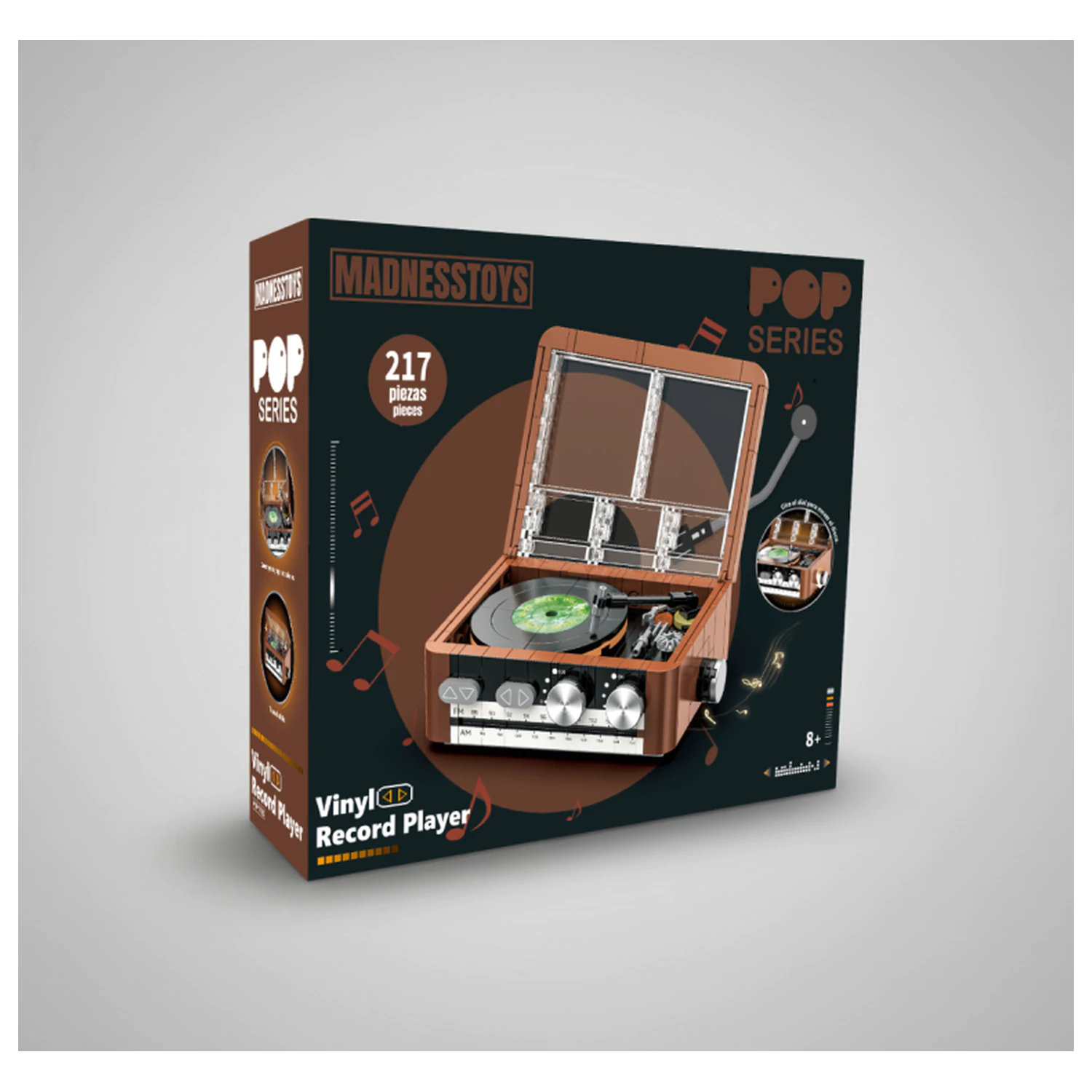 POP! Series Construction Kit Vinylový gramofon 217 ks fotografii produktu