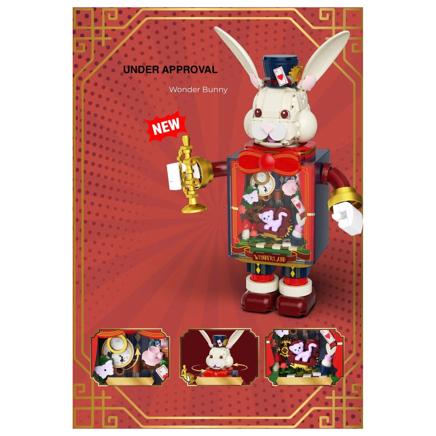 POP Series Stavebnice Wonder Bunny 500ks fotografii produktu
