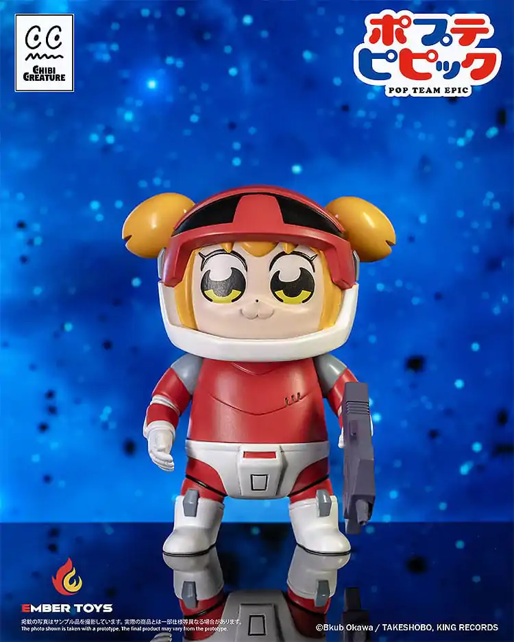 Pop Team Epic Vinyl Figures 2-Pack Chibi Creature Popuko & Pipimi Spacesuit Ver. 2-balení vinylových figurek fotografii produktu