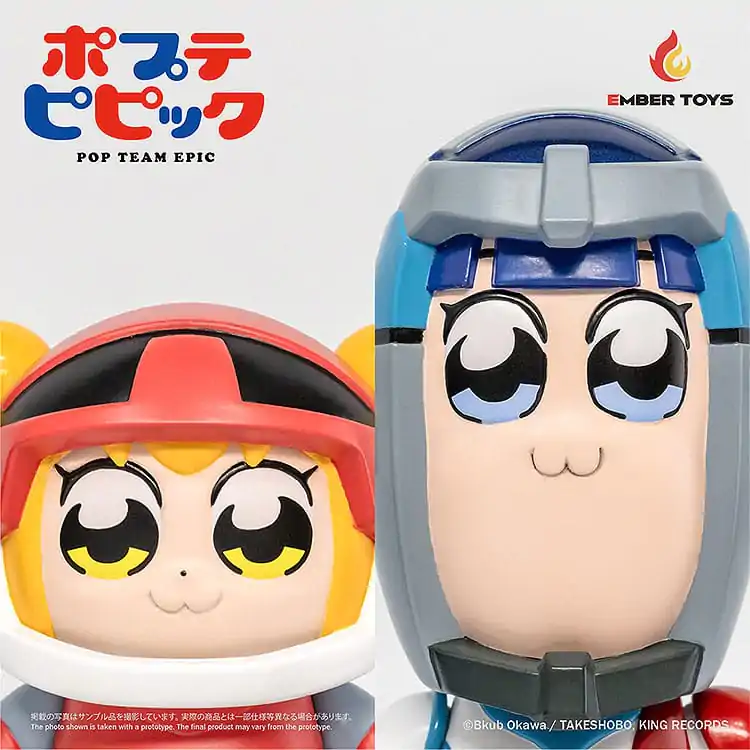 Pop Team Epic Vinyl Figures 2-Pack Chibi Creature Popuko & Pipimi Spacesuit Ver. 2-balení vinylových figurek fotografii produktu