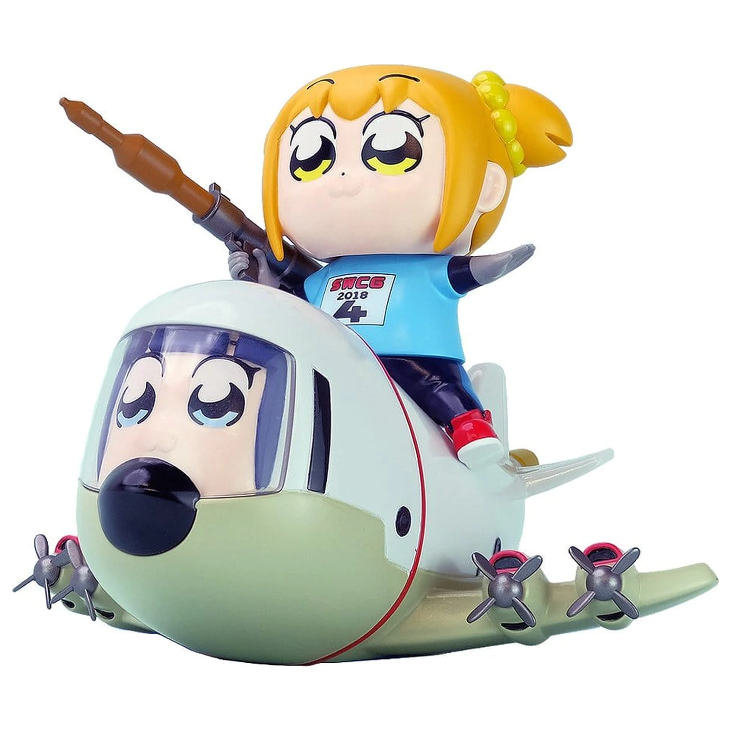 Pop Team Epic Chibi Creature Vinylové Figurky 2-Pack POPUKO & PIPIMI: Skeleton Competition Ver. fotografii produktu