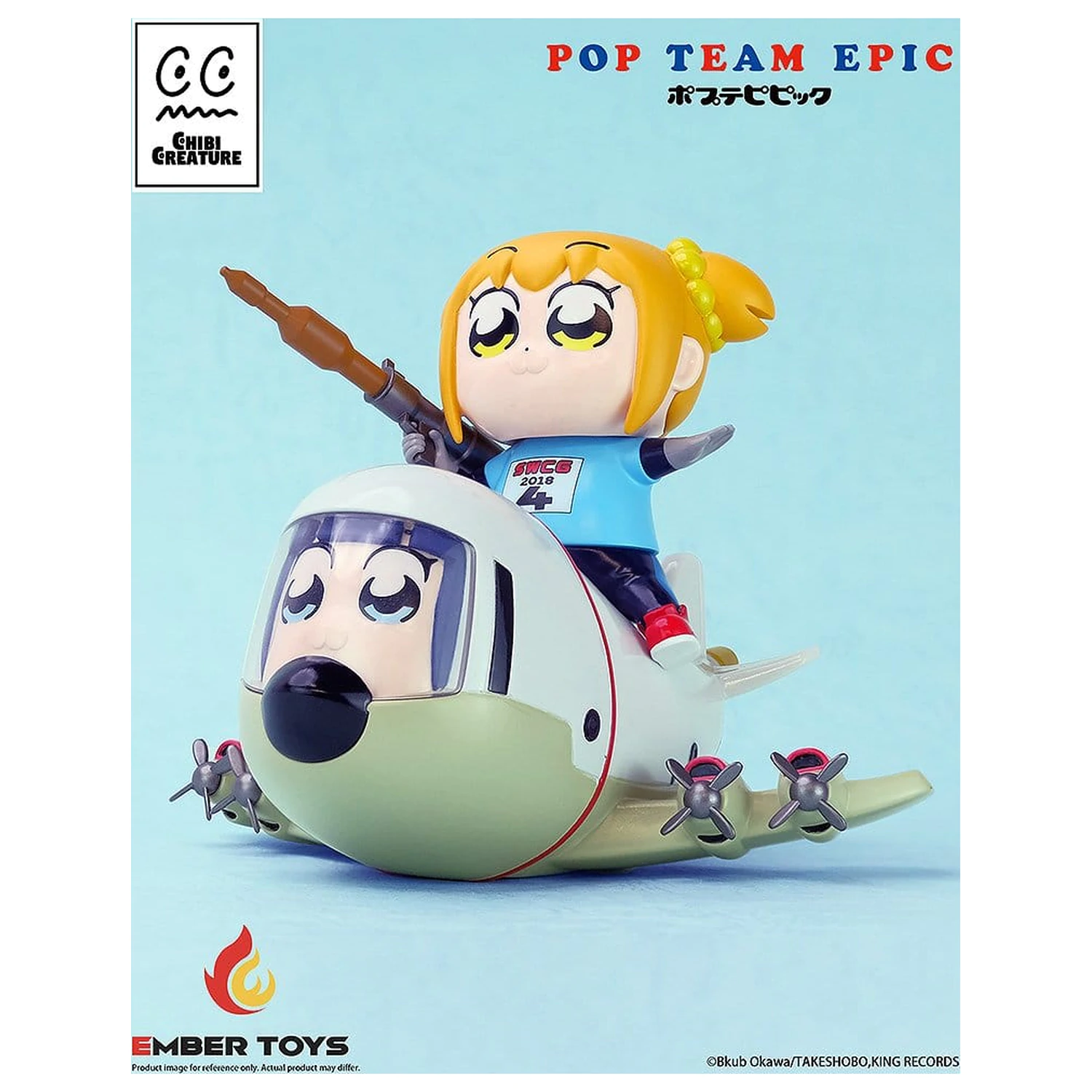 Pop Team Epic Chibi Creature Vinylové Figurky 2-Pack POPUKO & PIPIMI: Skeleton Competition Ver. fotografii produktu