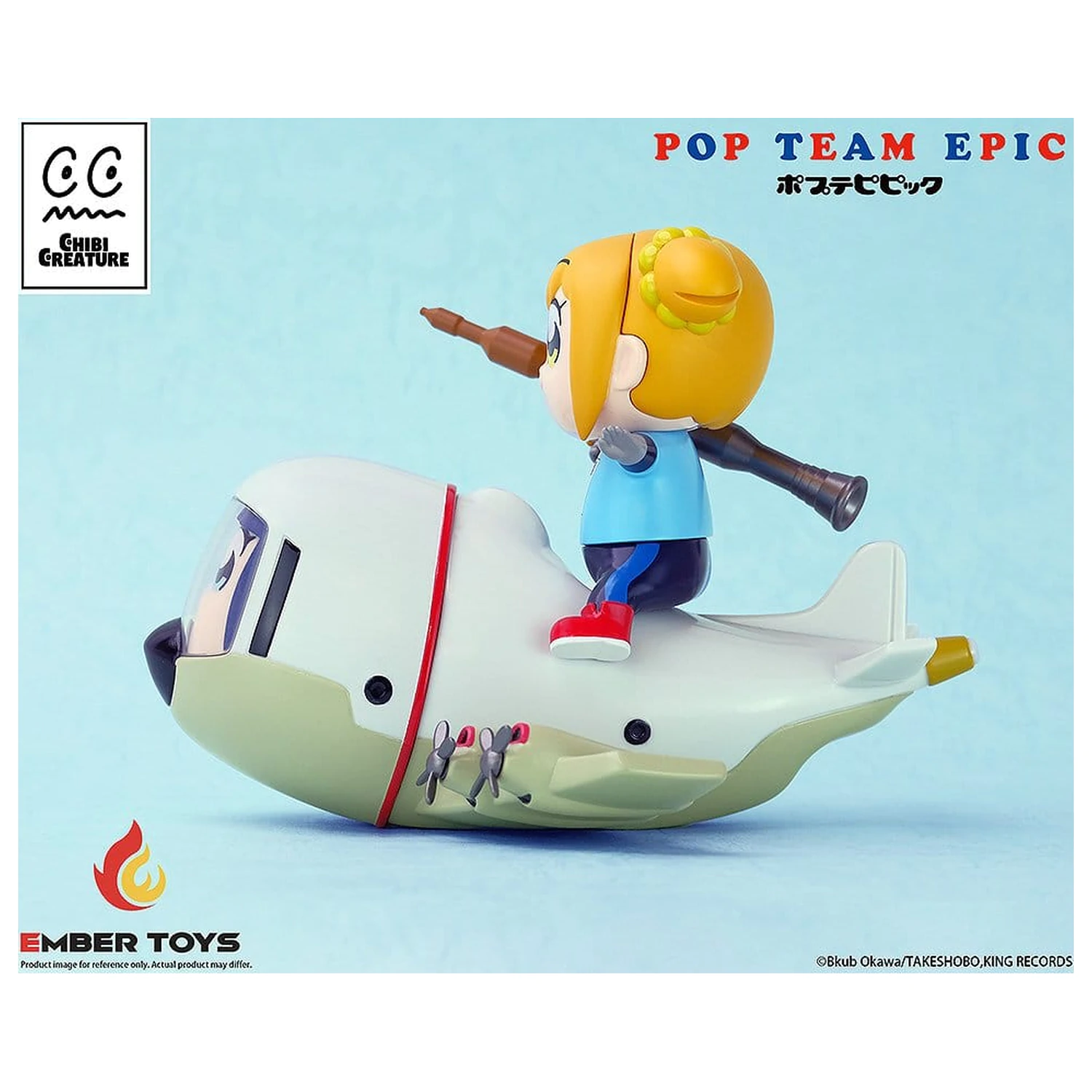 Pop Team Epic Chibi Creature Vinylové Figurky 2-Pack POPUKO & PIPIMI: Skeleton Competition Ver. fotografii produktu