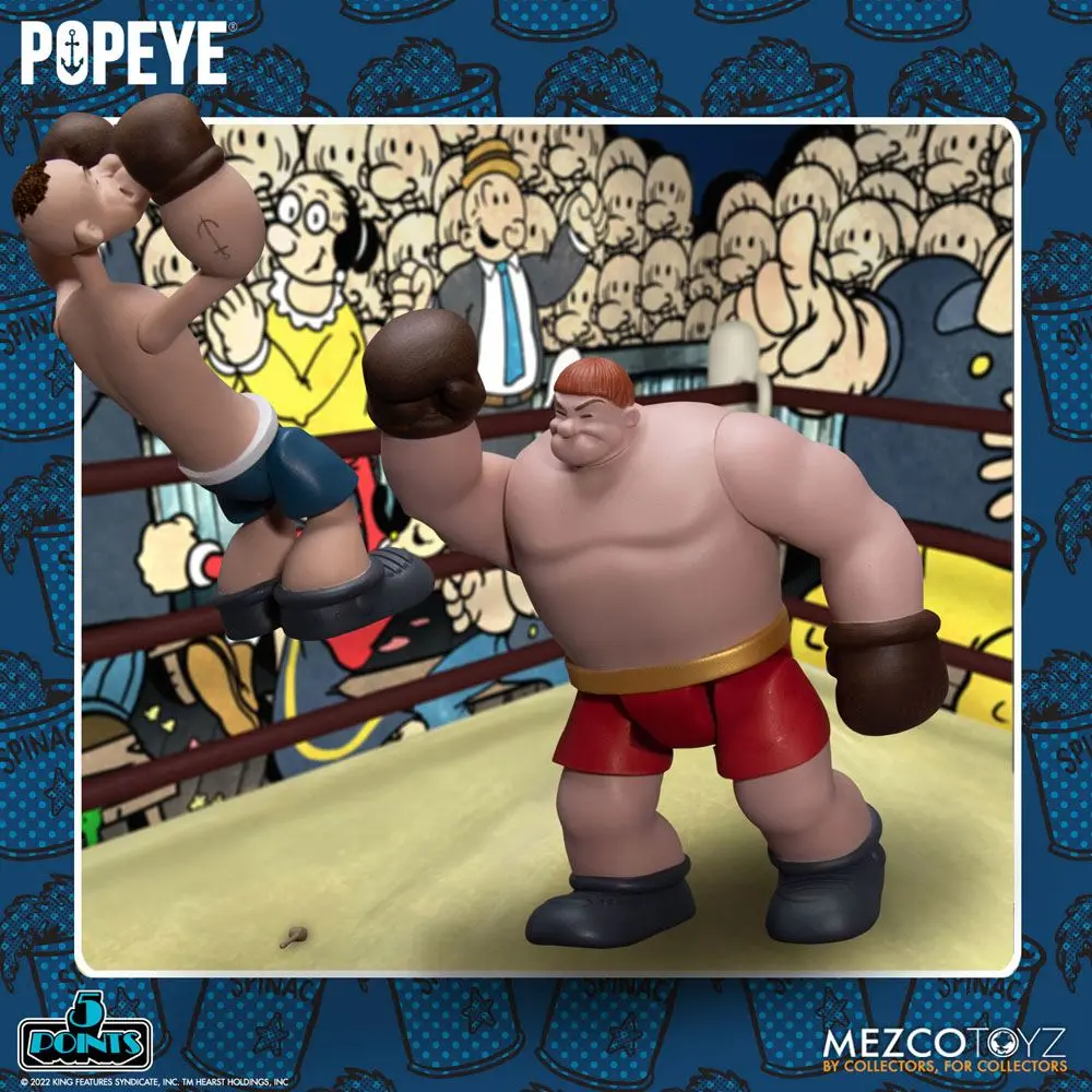 Sada deluxe figurek Popeye 5 Points Popeye & Oxheart 9 cm fotografii produktu