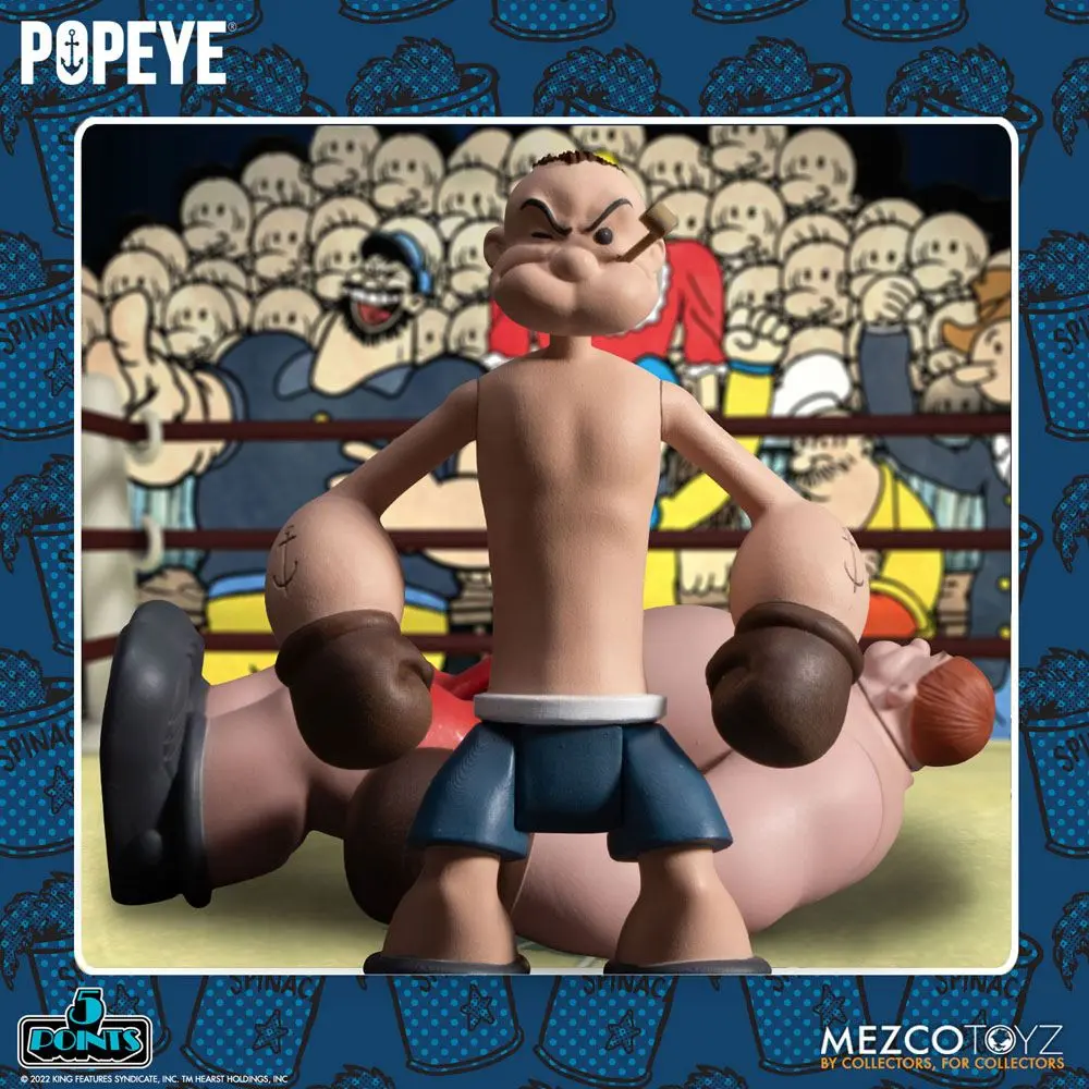 Sada deluxe figurek Popeye 5 Points Popeye & Oxheart 9 cm fotografii produktu