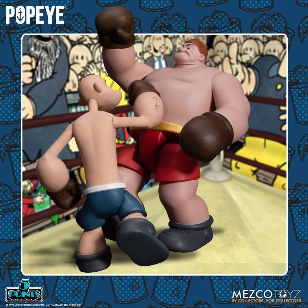 Sada deluxe figurek Popeye 5 Points Popeye & Oxheart 9 cm fotografii produktu