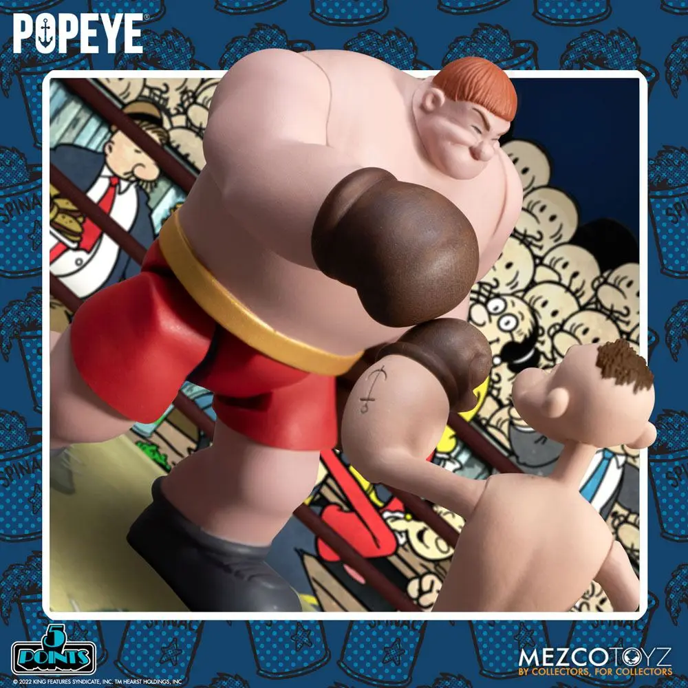 Sada deluxe figurek Popeye 5 Points Popeye & Oxheart 9 cm fotografii produktu