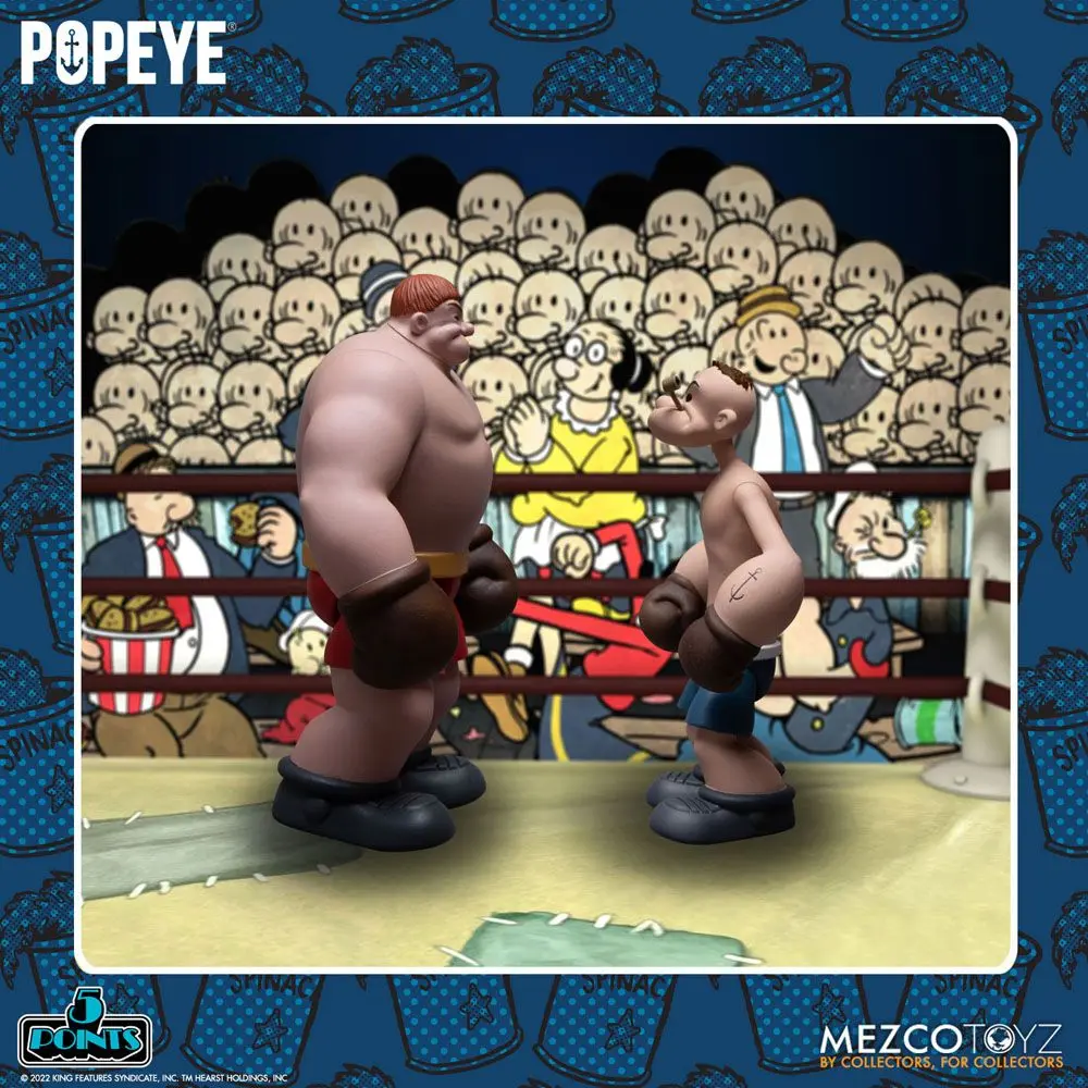 Sada deluxe figurek Popeye 5 Points Popeye & Oxheart 9 cm fotografii produktu