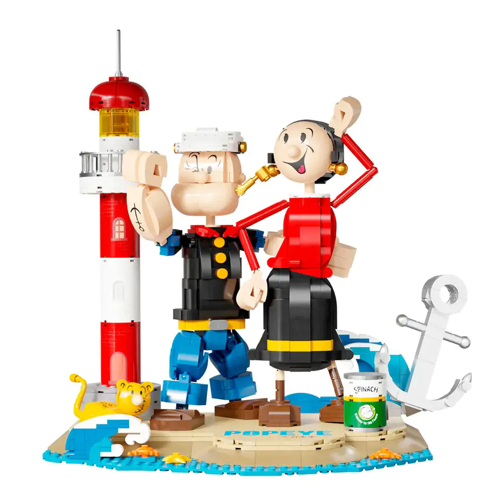 Popeye - Popeye & Olivia Construction Kit 1500 dílků fotografii produktu