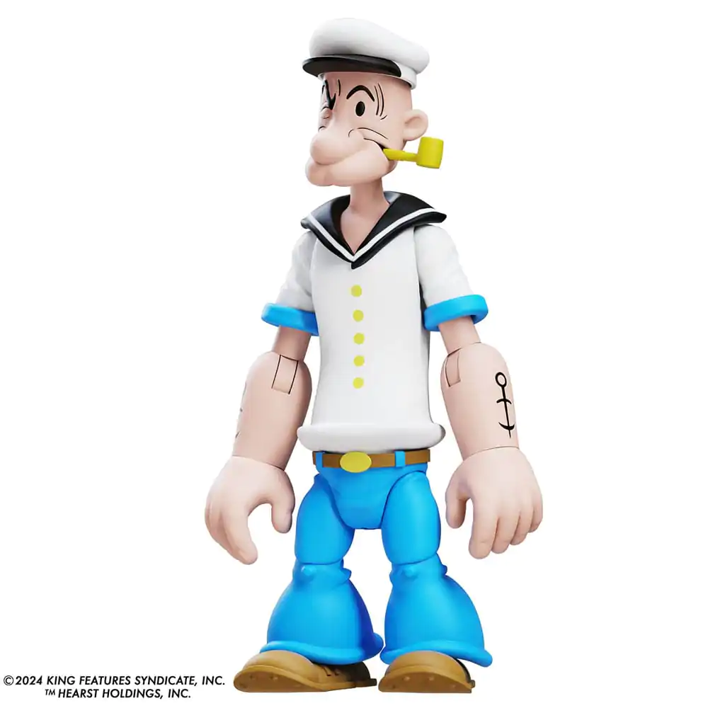 Akční figurka Popeye Wave 03 Popeye 1st Appearance White Shirt fotografii produktu