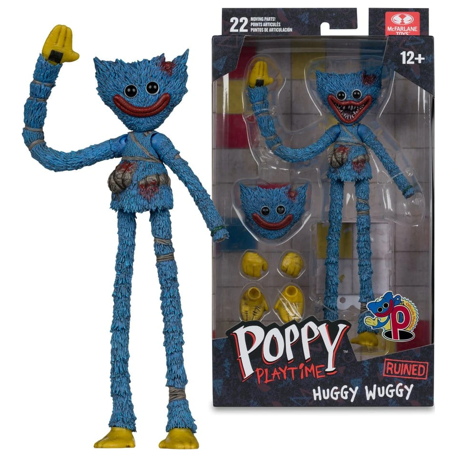 Poppy Playtime Akční figurka Huggy Wuggy Ruined 19 cm fotografii produktu