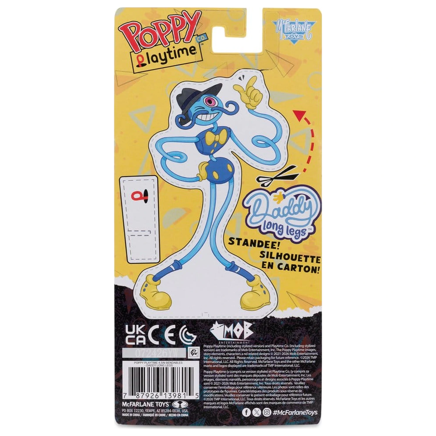 Ohebná akční figurka Poppy Playtime Daddy Long Legs 11 cm fotografii produktu