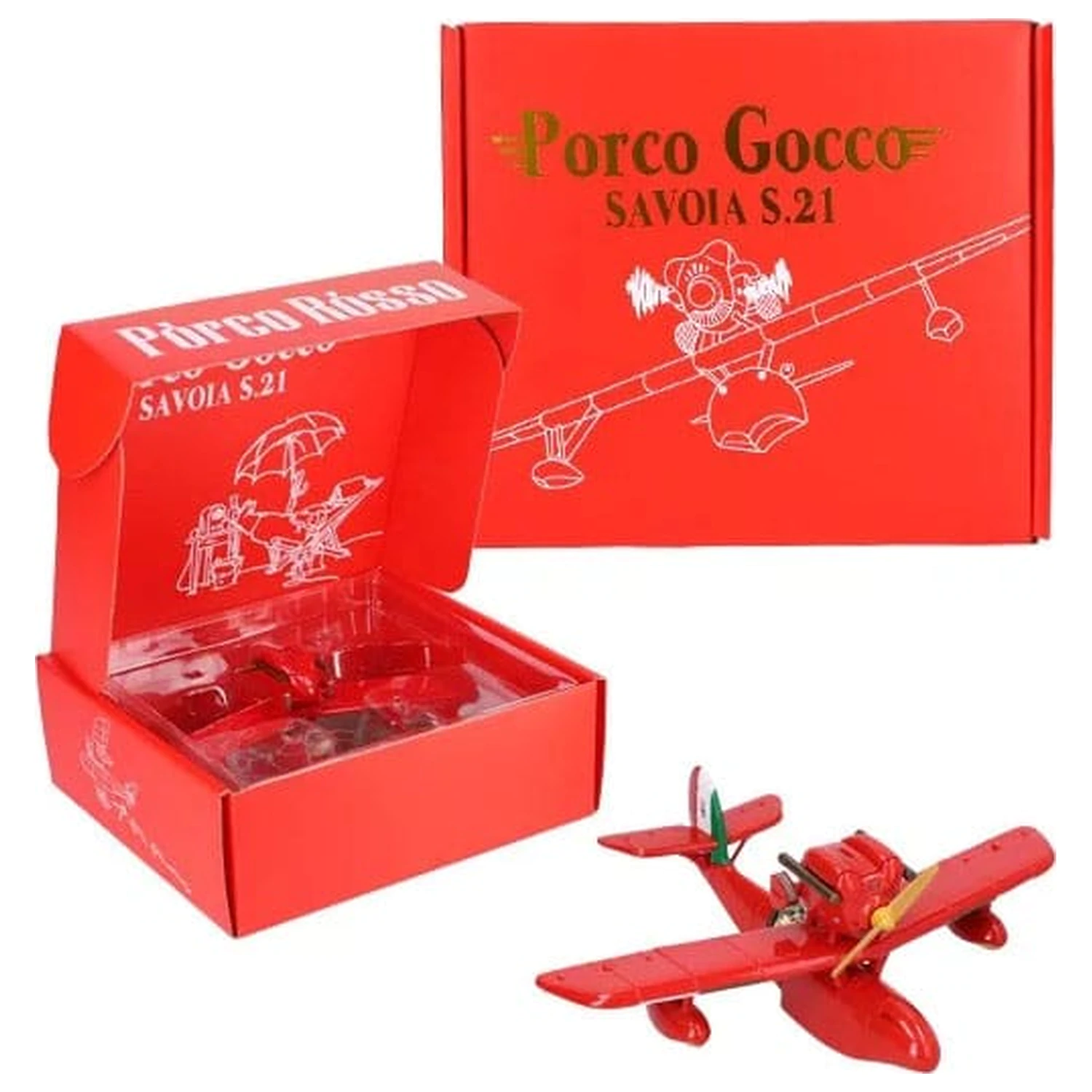 Porco Rosso Vehicle se zvukem Marco & Savoia 21 cm fotografii produktu