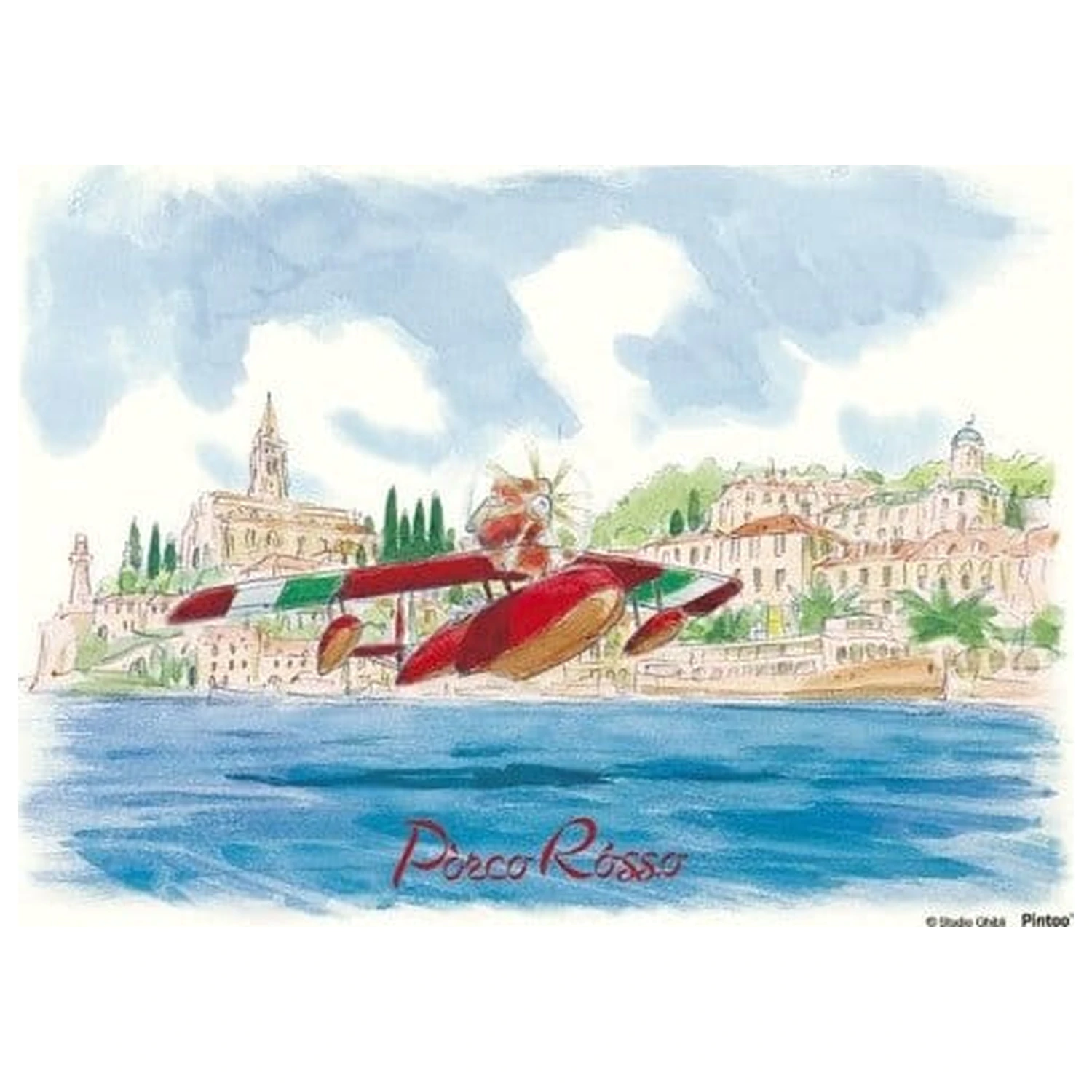 Porco Rosso puzzle a stojan Savoia vodní přistání (150 dílků) fotografii produktu