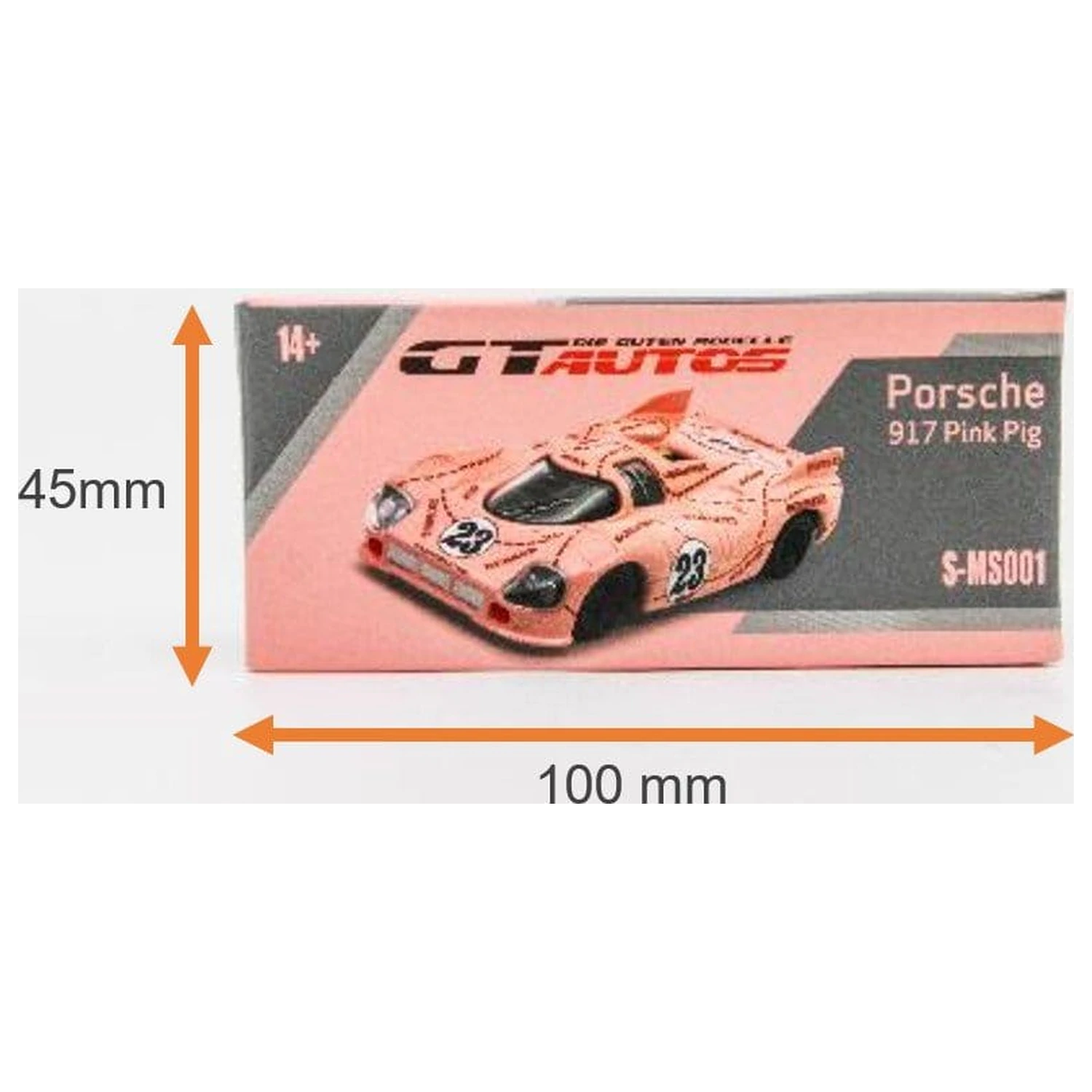 Porsche Diecast 1/64 Model 917/20 Pink Pig 7 cm fotografii produktu