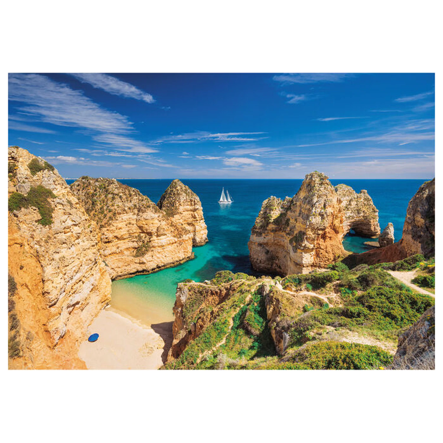 Portugal Algarve puzzle 1000 ks fotografii produktu
